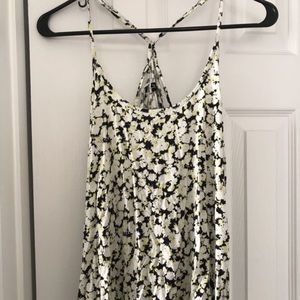 Volcom floral tank